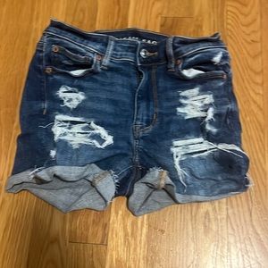 American eagle jean shorts